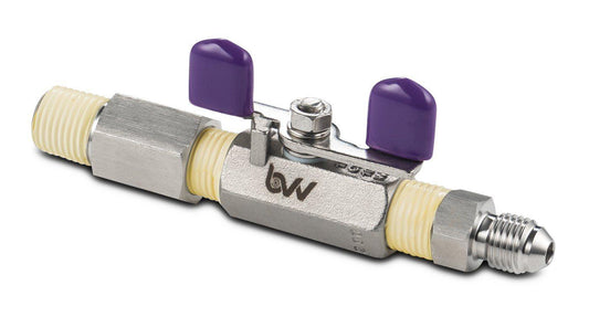 1/4" NPT 316 SS Tested Valve with 37 Degree SS316 Flare - BVV High Desert Scientific