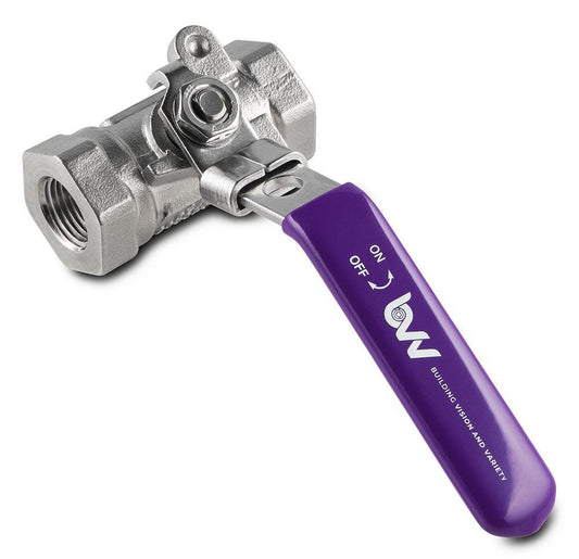 BVV™ 316SS FNPT Full Bore Ball Valve -40F to 450F - BVV High Desert Scientific
