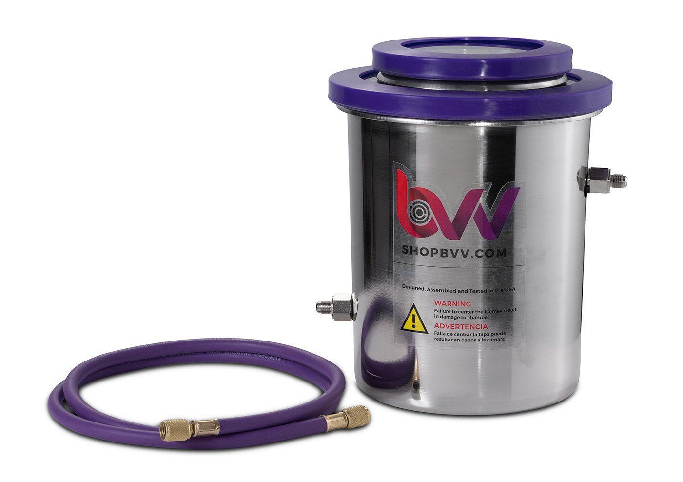 1.5 Gallon Cold Trap (2QT Tank) Dry Ice, Liquid Nitrogen - GLASS LID - BVV High Desert Scientific