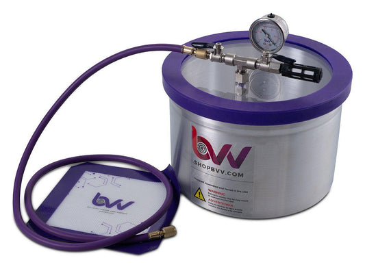 Best Value Vacs 2 Gallon Aluminum Vacuum Chamber - BVV High Desert Scientific