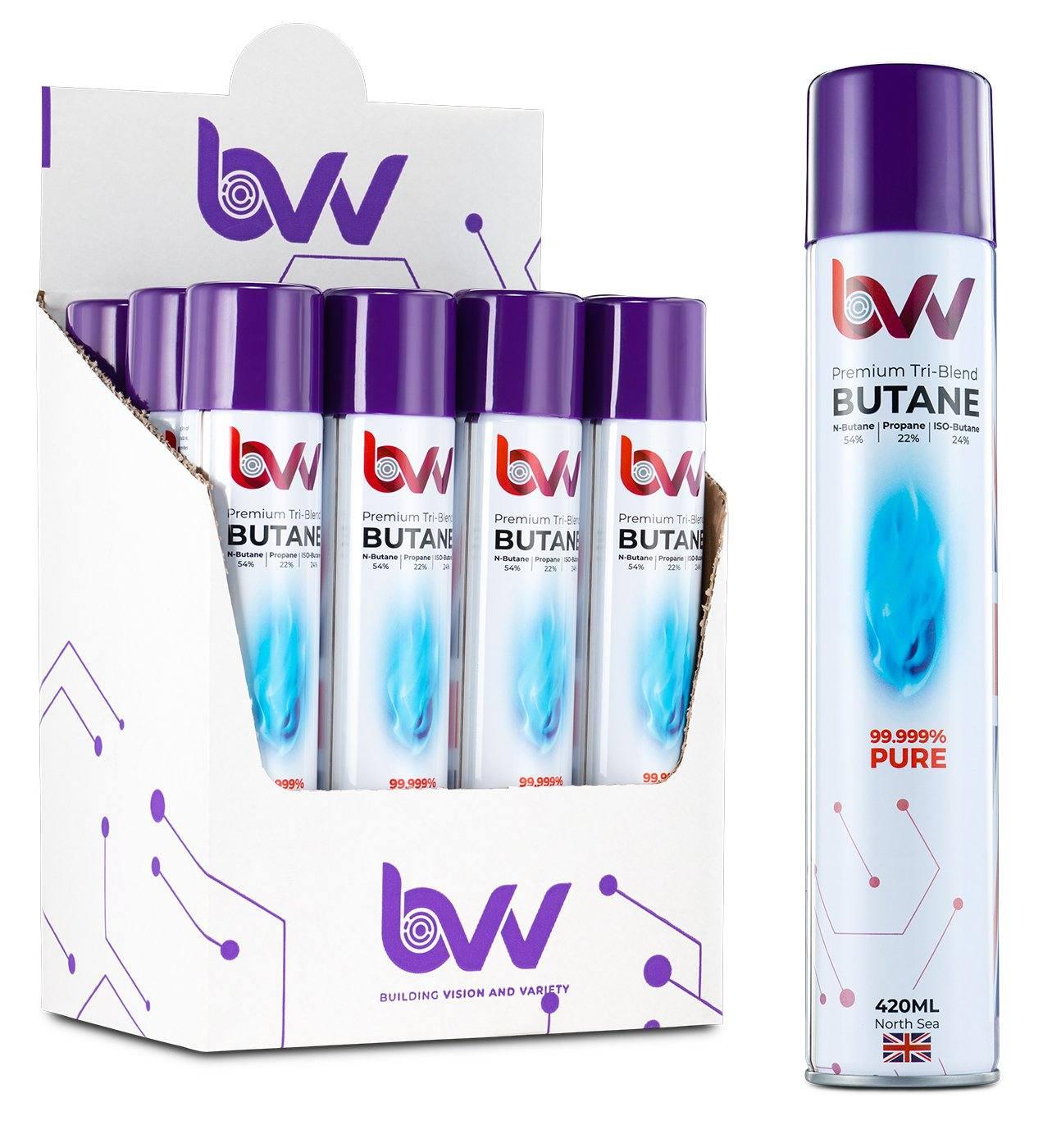 BVV™ 420ml Premium Tri-Blend Butane 99.999% Pure - BVV High Desert Scientific