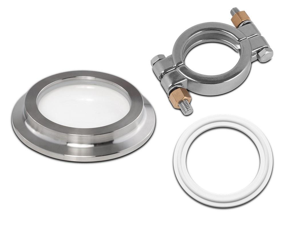 Borosilicate Tri-Clamp Sight Glass Kit - BVV High Desert Scientific