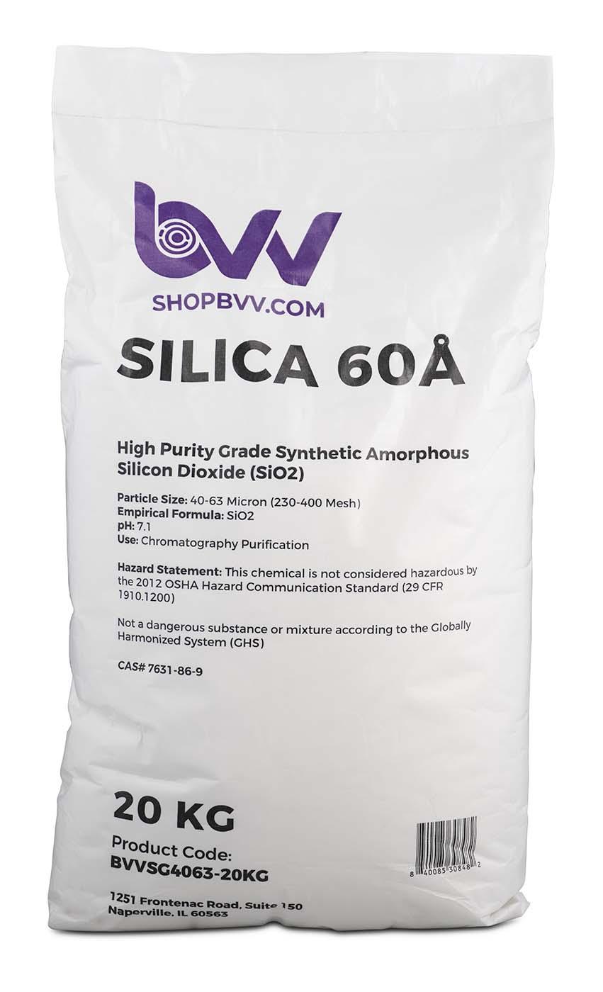 BVV™ 60A Silica Gel 40-63 Micron High Purity Extraction CRC Grade SiO2 - BVV High Desert Scientific