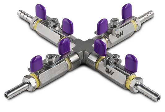 4 Way Vacuum Manifold - BVV High Desert Scientific