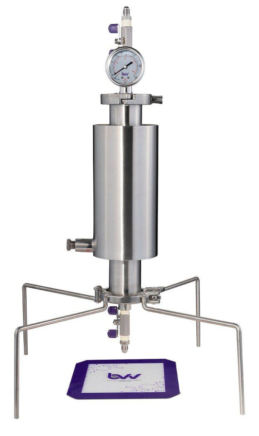 2" Dewaxing Closed Column Extractor 115-200g - BVV High Desert Scientific