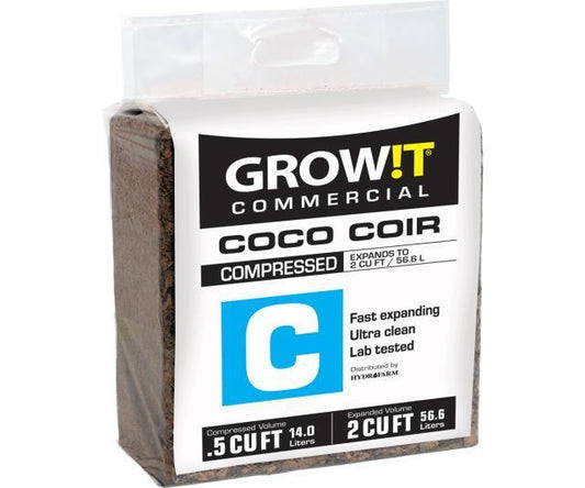 GROW!T Commercial Coco, 5kg bale - GROW!T High Desert Scientific