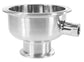 Hemispherical Tri-Clamp Reducer with 1/4" FNPT Side Port - BVV High Desert Scientific