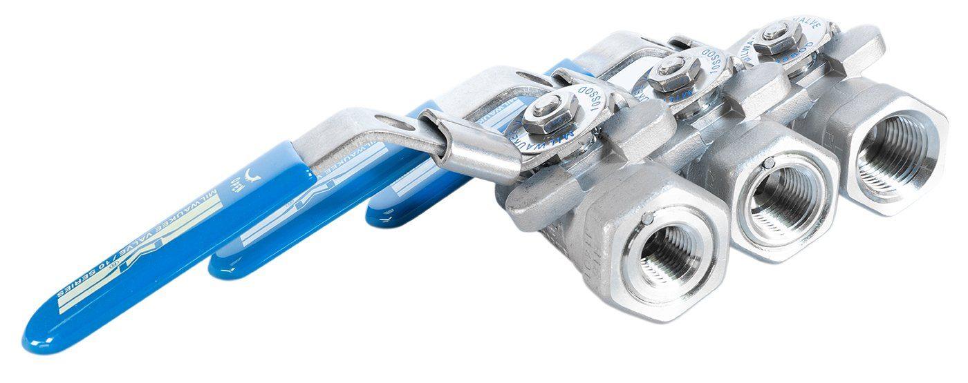 Milwaukee Valve 316SS FNPT Ball Valve - Milwaukee Valves High Desert Scientific