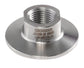 KF-40 Stainless Steel FNPT End Cap - BVV High Desert Scientific