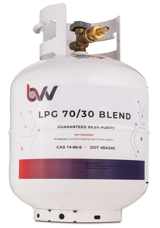 Buy 2 Get 1 Free - 20LB High Purity USA 70/30% N-Butane/Propane Blend - 99.5% Guaranteed - BVV High Desert Scientific