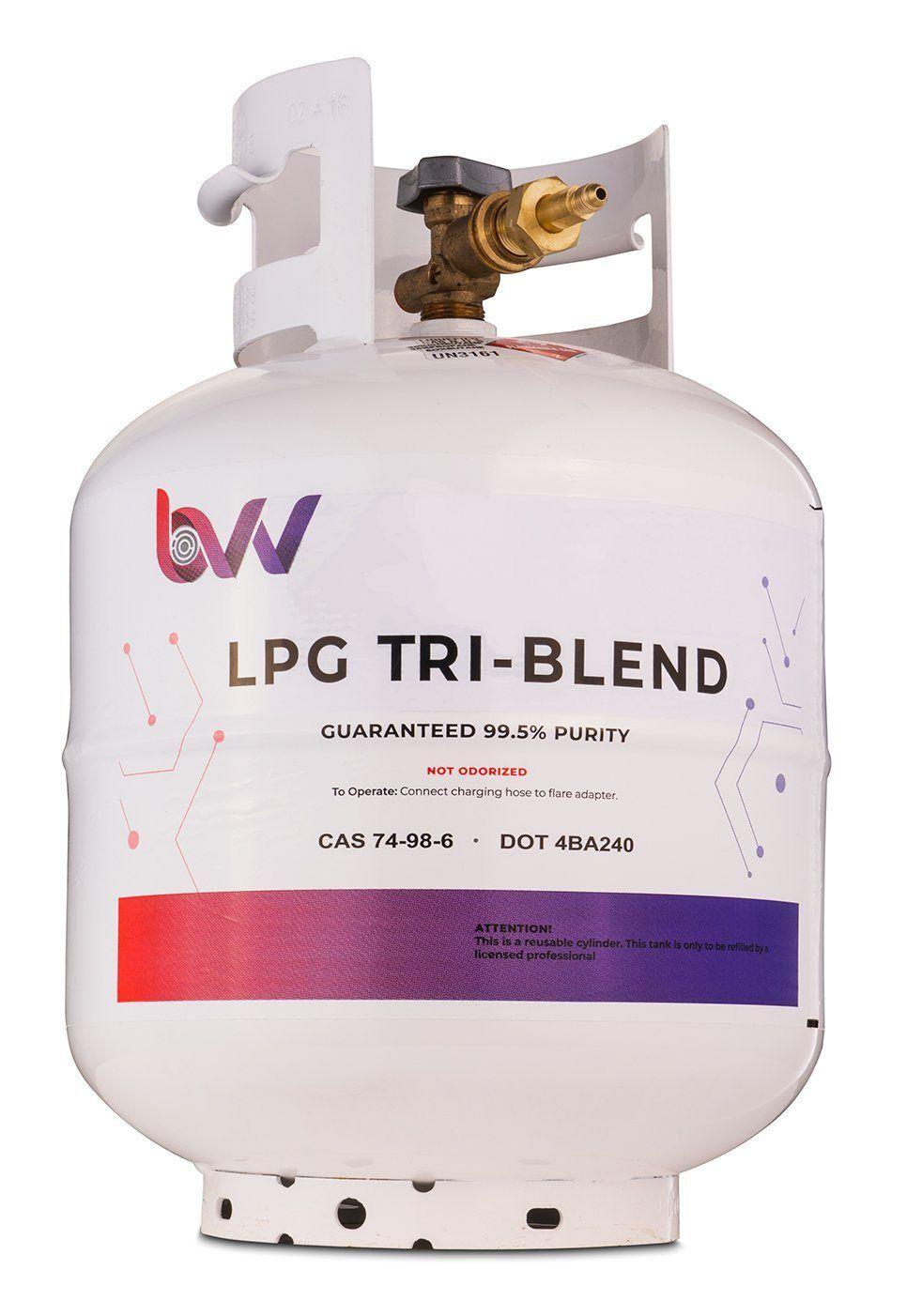 Buy 2 Get 1 Free - 20LB High Purity USA 50/25/25% N-Butane/Iso-Butane/Propane TRI-Blend - 99.5% Guaranteed - BVV High Desert Scientific