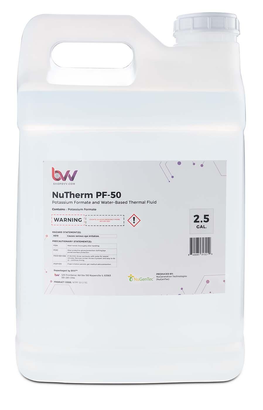 Nutherm PF-50 High Performance Heat Transfer Fluid - BVV High Desert Scientific