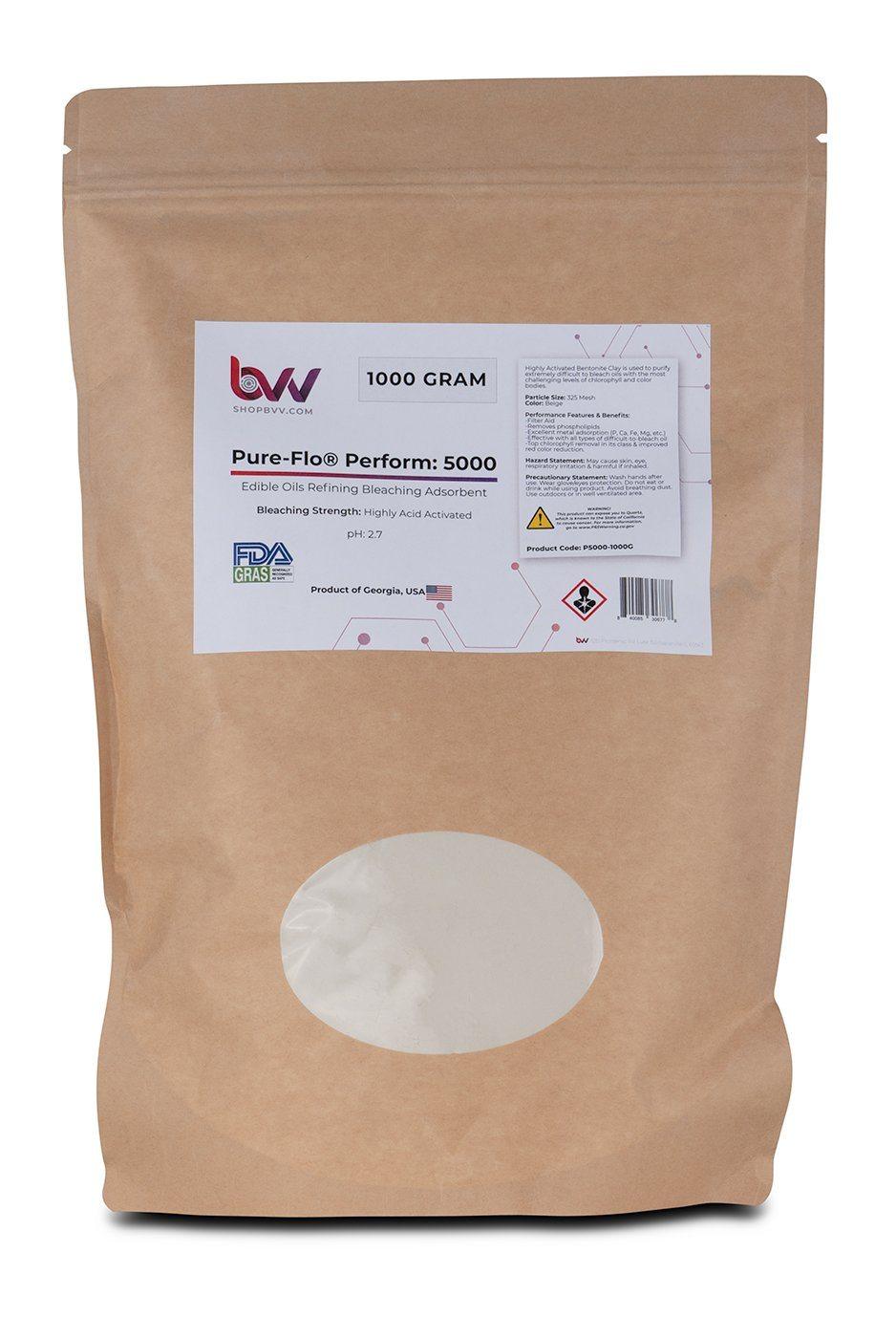 Pure-FloÆ‚Äö√†√∂‚àö√∫ Perform 5000 Highly Acid Activated Bleaching & Decolorizing Bentonite for Edible Oils *FDA-GRAS - BVV High Desert Scientific