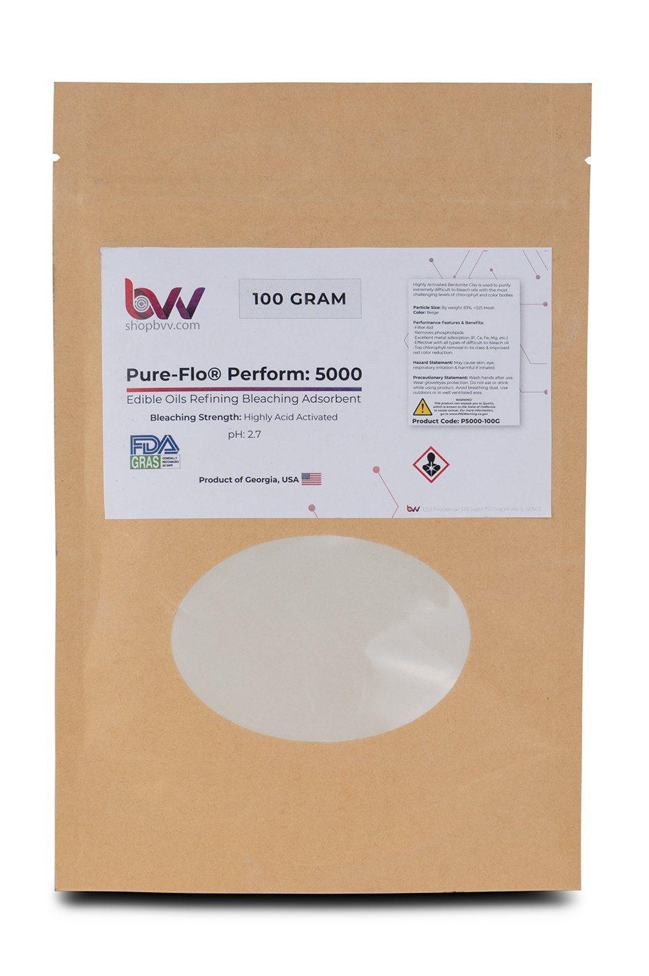 Pure-FloÆ‚Äö√†√∂‚àö√∫ Perform 5000 Highly Acid Activated Bleaching & Decolorizing Bentonite for Edible Oils *FDA-GRAS - BVV High Desert Scientific