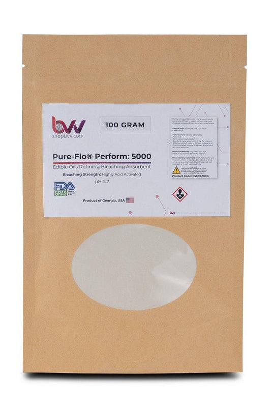 Pure-FloÆ'Äö√†√∂® Perform 5000 Highly Acid Activated Bleaching & Decolorizing Bentonite for Edible Oils *FDA-GRAS - BVV High Desert Scientific