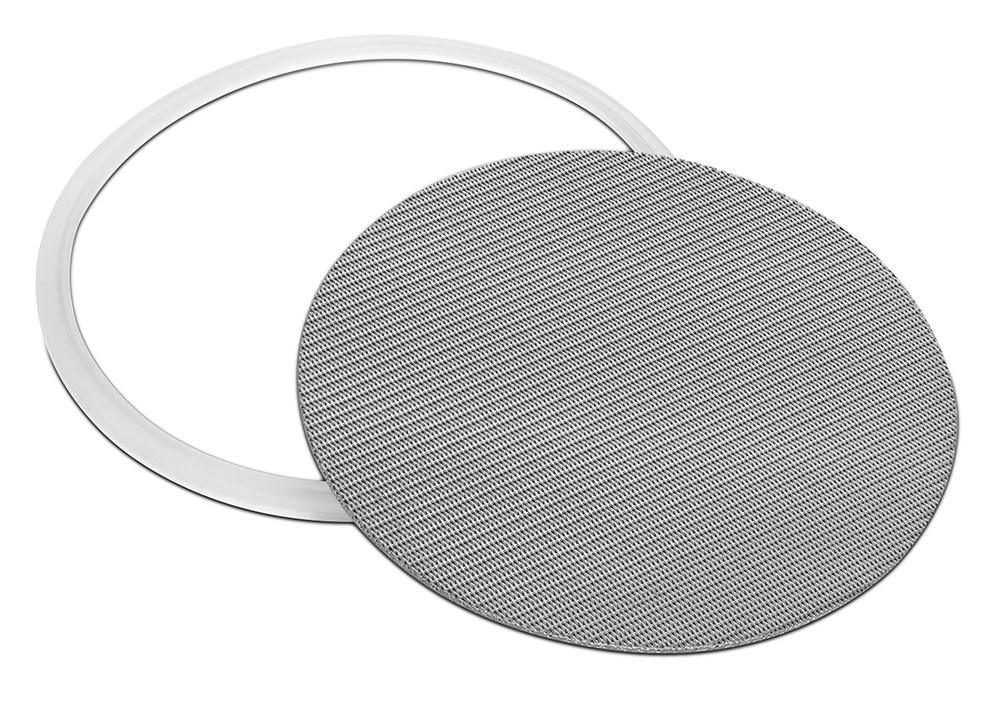 316L Stainless Dutch Weave Sintered Filter Disk 1 micron and up - Silicone - BVV High Desert Scientific