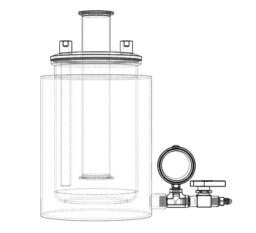 Cold Trap 2" Stainless Steel - BVV High Desert Scientific