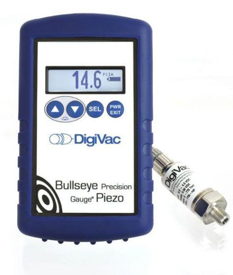 DigiVac Bullseye Piezo Rough Vacuum Gauge Isolated 775i Sensor - DigiVac High Desert Scientific