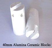 Alumina Ceramic Thermal Tube Blocks for Tubes OD 40mm to 120mm - Across International High Desert Scientific