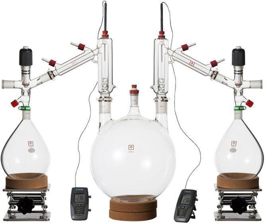 Ai 10 Liter Short Path Distillation Kit with Valved Adapters - Across International High Desert Scientific