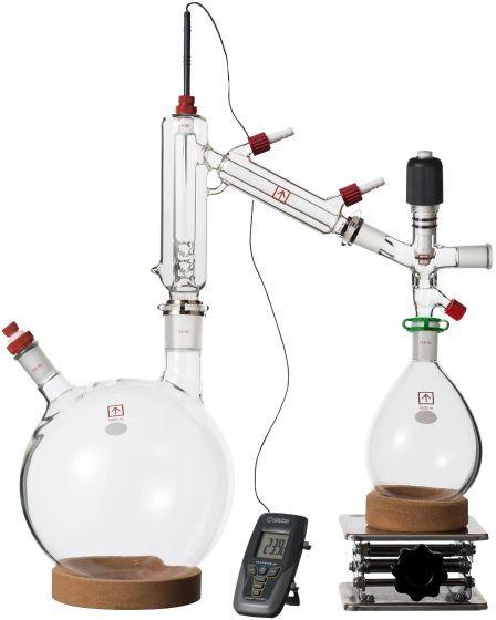 Ai 5 Liter Short Path Distillation Kit with Valved Adapter - Across International High Desert Scientific