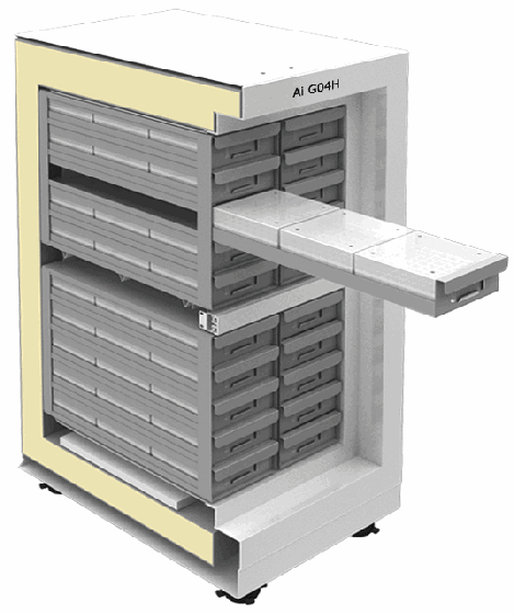 SST Storage Drawers for Ai G04h -86°C Freezers 6,000 Vials Max. - Across International High Desert Scientific