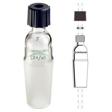 Chemglass Thermometer Inlet Adapter 14/20 w/ #7 Thread - Chemglass High Desert Scientific