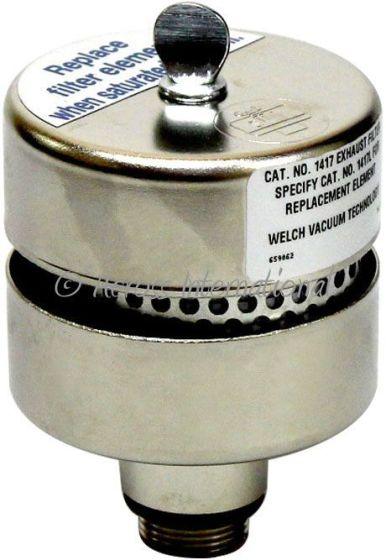 Welch 1417 Oil Mist Exhaust Filter for 1400 DuoSeal Vacuum Pumps - Welch High Desert Scientific