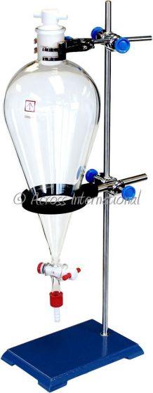 Ai 2 Liter Glass Separatory Funnel Kit with All PTFE Valves - Across International High Desert Scientific