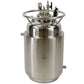 Jacketed Stainless Steel LP Tank with Internal Condensing Coil and Dip Tube - BVV High Desert Scientific