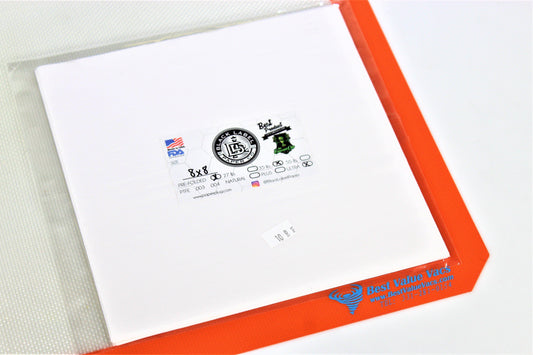 Black Label Parchment Paper 35lb 8"x8" Pre-Folded Silicone ULTRA - BVV High Desert Scientific