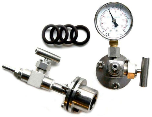 Stainless Steel Vacuum Sealing Flange Kit for 25-150mm OD Tubes - Across International High Desert Scientific