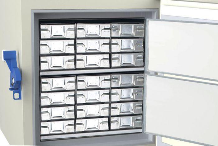 SST Storage Drawers with 2" Boxes for Ai G04 -86°C Freezers - Across International High Desert Scientific