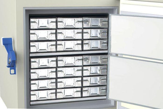 SST Storage Drawers with 2" Boxes for Ai G04 -86°C Freezers - Across International High Desert Scientific