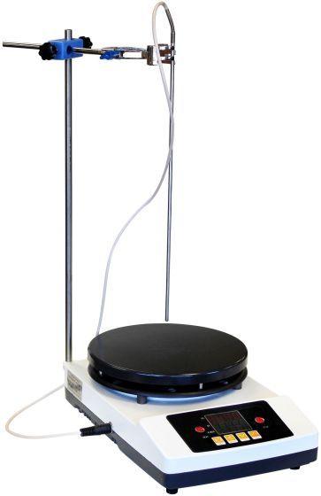 350C 2000RPM 1.5-Gallon PID Magnetic Stirrer w/ 9" Heated Plate - Across International High Desert Scientific