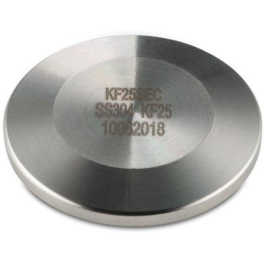 KF-25 Stainless Steel Solid End Cap - BVV High Desert Scientific