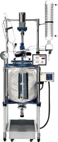 Ai 20L Non-Jacketed Glass Reactor with 200°C Heating Jacket - Across International High Desert Scientific