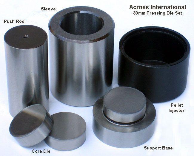 30mm Diameter ID Dry Pressing Die Set - Across International High Desert Scientific