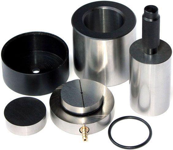 50mm Diameter ID Vacuum Dry Pressing Die Set - Across International High Desert Scientific