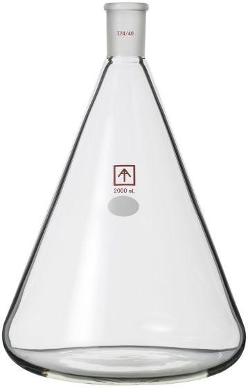 Ai 24/40 Heavy Wall 2L Erlenmeyer Shaped Filtering Flask - Across International High Desert Scientific